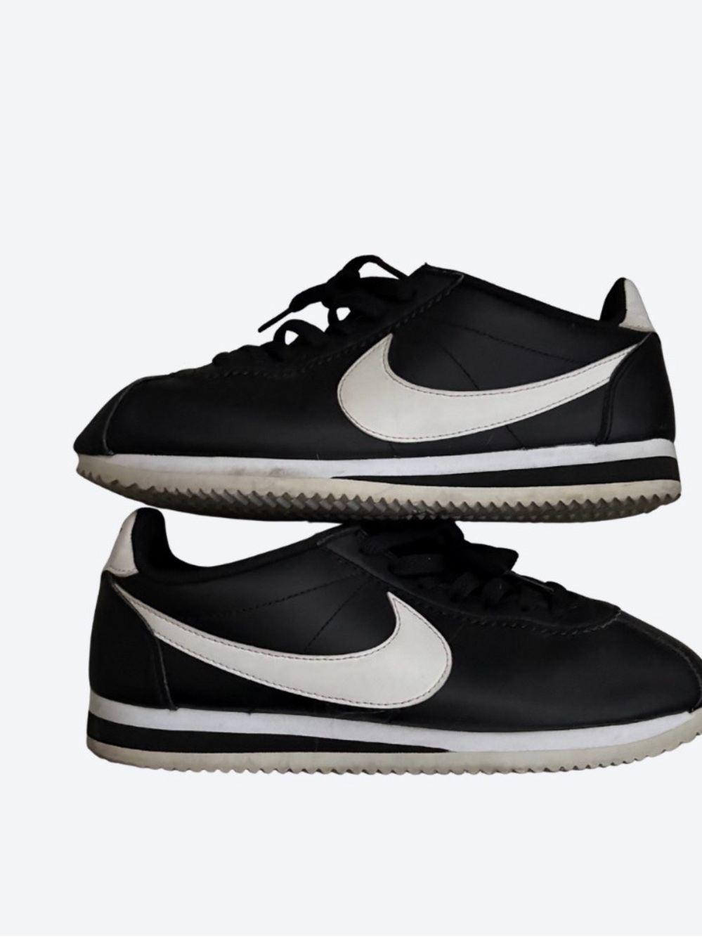 Nike Black with White Swoosh Retro Runner